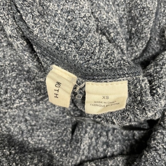 MOTH Cowl Neck Sweater Women's Size XS Blue - Picture 4 of 4